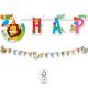 Urwald Balloons Happy Birthday Schrift FSC 2 m