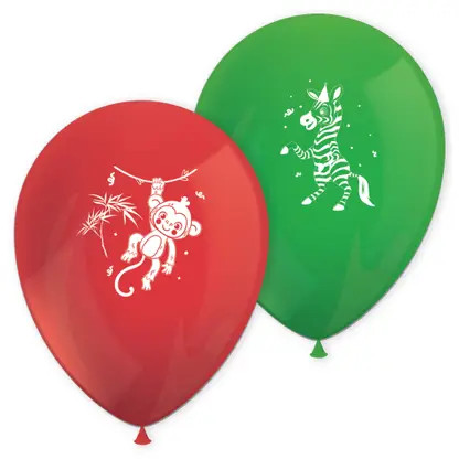 Urwald Balloons Ballon, Luftballon 8 Stück