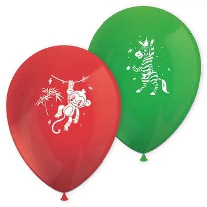 Urwald Balloons Ballon, 8 Stück