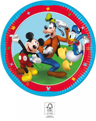 Disney Mickey  Rock the House Papierteller 8 Stk 23 cm FSC