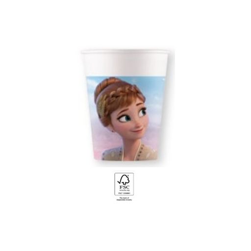 Disney Eiskönigin Wind  Papierbecher 8er Pack, 200 ml, FSC