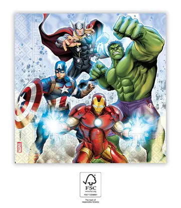 Avengers Infinity Stones Serviette (20 Stücke) 33x33 cm