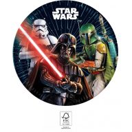Star Wars Galaxy Pappteller 8 Stück 23 cm FSC