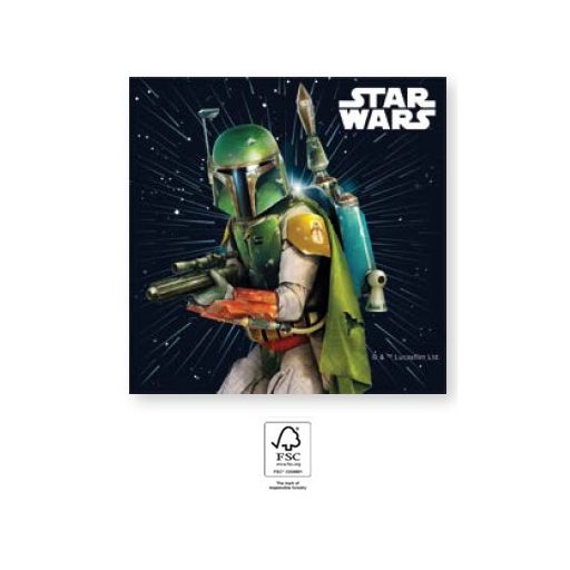 Star Wars Galaxy Serviette 20 Stk 33x33 cm FSC