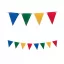 Farbe Multicolor Fähnchengirlande FSC 2,3 m