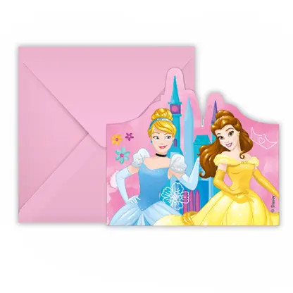 Disney Prinzessin Live Your Story Party Einladung 6 Stück FSC