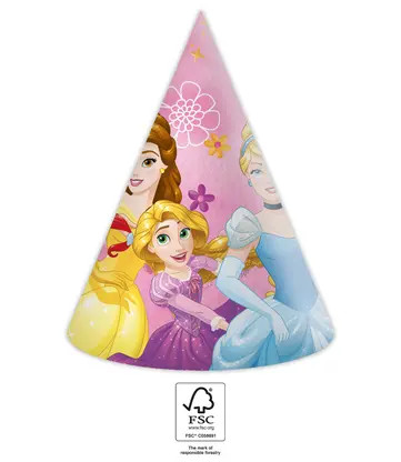 Disney Prinzessin Live Your Story Party-Hut, Hut 6er Pack FSC