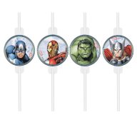 Avengers Infinity Stones Papierstrohhalm, 4er Set FSC