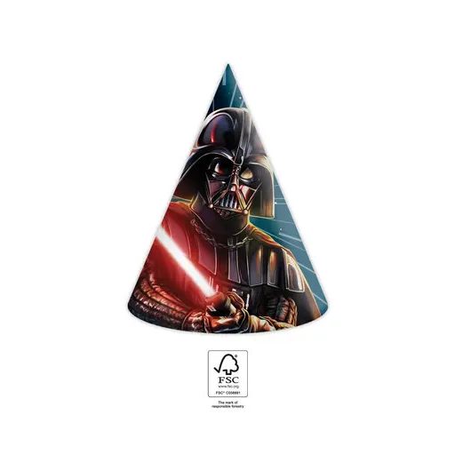 Star Wars Galaxy Partyhut, Kegel 6 Stk FSC