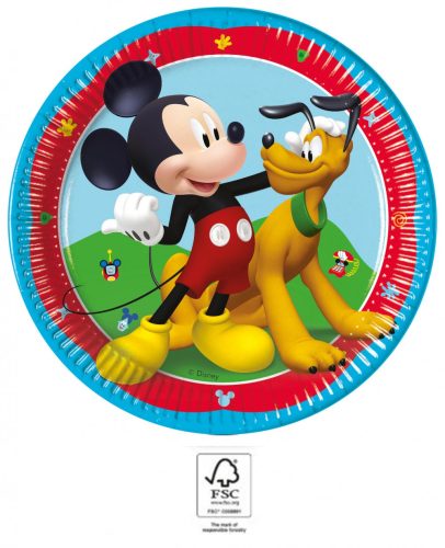 Disney Mickey Rock the House Pappteller 8 Stück 20 cm FSC
