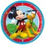 Disney Mickey  Rock the House Papierteller 8 Stk 20 cm FSC