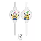 Minions The Rise of Gru Papierstrohhalm, 4er-Set FSC