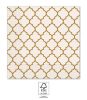 Farbe Brown Tiles Braune Serviette 20 Stk 33x33 cm FSC