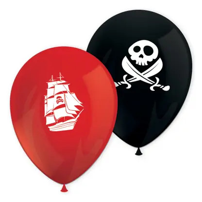 Pirat Island Ballon, Luftballon 8 Stück