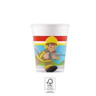 Feuerwehrmann Rescue Papierbecher 8 Stück 200 ml FSC