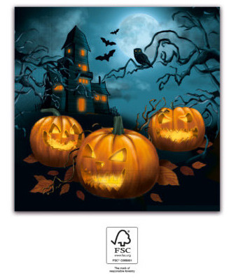 Halloween Sensations Serviette 20 Stück 33x33 cm FSC