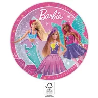 Barbie Fantasy Papierteller 8 Stk 23 cm FSC