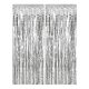 Silver Curtains, Silber für Türöffnungen Vorhang 2 m