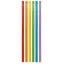 Farbe Multicolor Kunststoffstrohhalm, 6er-Set
