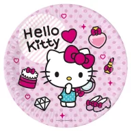 Hello Kitty Fashion Pappteller 8 Stk. 23 cm FSC