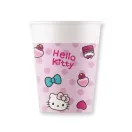 Hello Kitty Fashion Papierbecher 8 Stk 200 ml