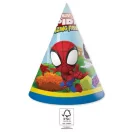 Spiderman Spidey  Partyhut, Tschako 6 Stk FSC