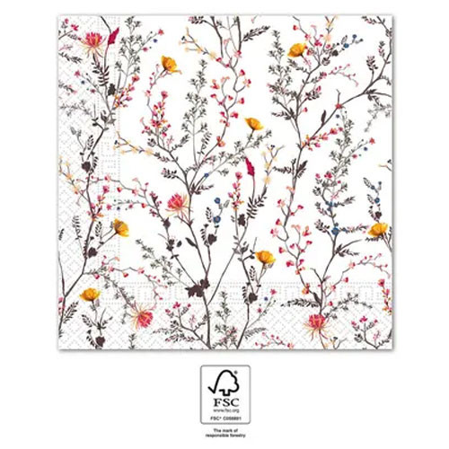 Farbe Modern Branches Serviette 20 Stk 33x33 cm FSC