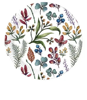 Blume Herbs Pappteller 8 Stück 23 cm