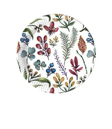 Blume Herbs Papierteller 8 Stk 20 cm