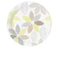 Blume Foliage Blatt Pappteller 8 Stk 23 cm