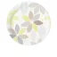 Blume Foliage Blatt Pappteller 8 Stk 23 cm