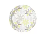Blume Foliage Blatt Pappteller 8er Set - 20 cm
