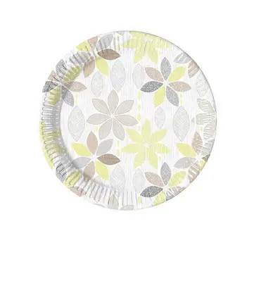 Blume Foliage Blatt Pappteller 8er Set - 20 cm