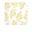 Blume Orange Leaves Blatt Serviette 20er Pack 33x33 cm