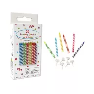 Geburtstag Bunte Happy Birthday Tortenkkerzenset, 20 Stk