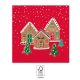 Weihnachten Gingerhouses i Serviette 20 Stk 33x33 cm FSC