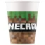 Minecraft Green Papierbecher 8 Stk 200 ml FSC