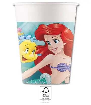 Disney Princess Ariel Papier (8 Stücke) 200 ml FSC