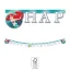 Disney Prinzessin Ariel Curious Happy Birthday Schriftzug FSC 2 m
