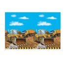 Baustelle Grabber Kunststoff-Tischdecke 120x180 cm