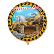 Baustelle Grabber Folienballon 46 cm