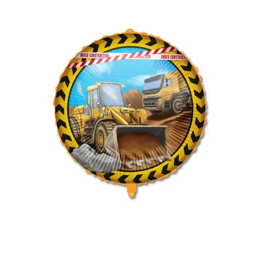 Baustelle Grabber Folienballon 46 cm