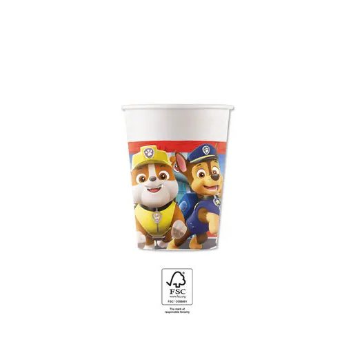 Paw Patrol Rescue Heroes Papierbecher 8 Stk 200 ml FSC
