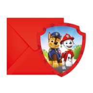 Paw Patrol Rescue Heroes Party Einladung 6 Stk FSC