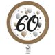 Geburtstag Milestone Happy Birthday 60 Pappteller 8 Stk 23 cm FSC