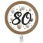 Geburtstag Milestone Happy Birthday 80 Pappteller 8 Stk 23 cm FSC