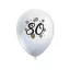 Geburtstag Milestone Happy Birthday 80 Ballons, 6 Stück 11 Zoll (27,5 cm)