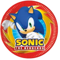   Sonic the Hedgehog Sega Sonic the Hedgehog Pappteller, 8 Stk., 20 cm, FSC
