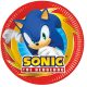 Sonic the Hedgehog Sega Sonic the Hedgehog Pappteller, 8 Stk., 20 cm, FSC