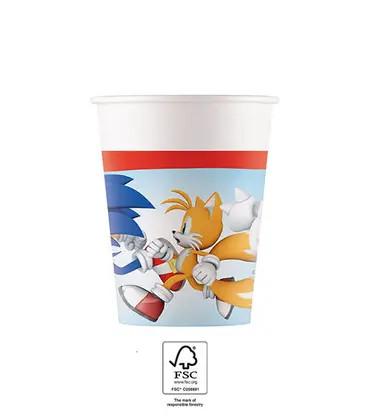 Sonic the Hedgehog Sega Papier (8 Stücke) 200 ml FSC